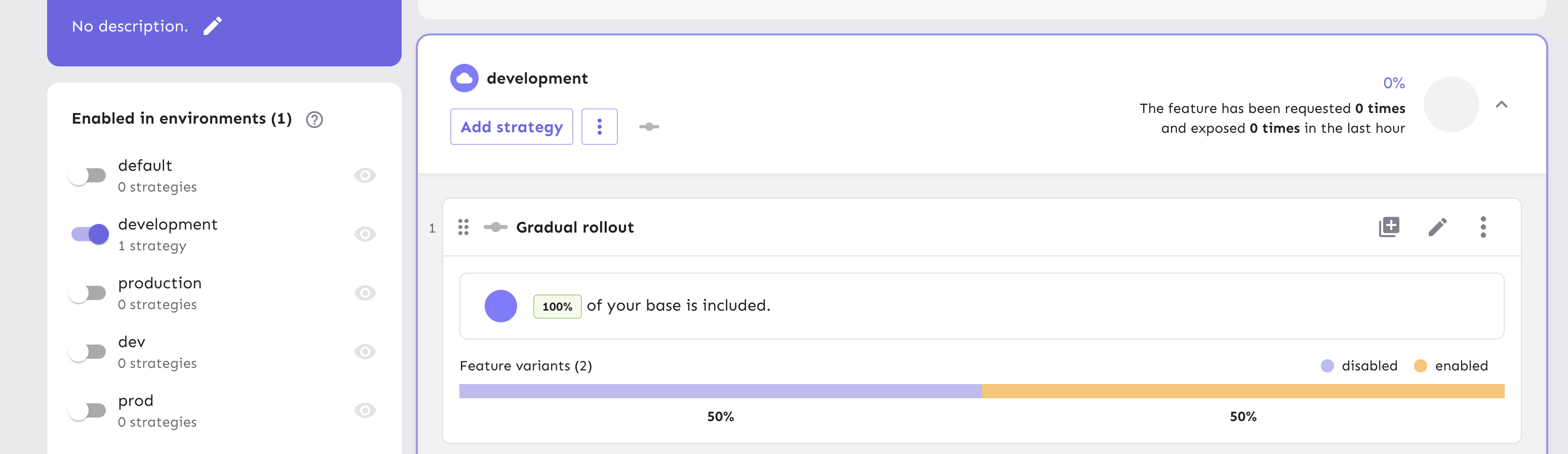 Using enabled and disabled variants
